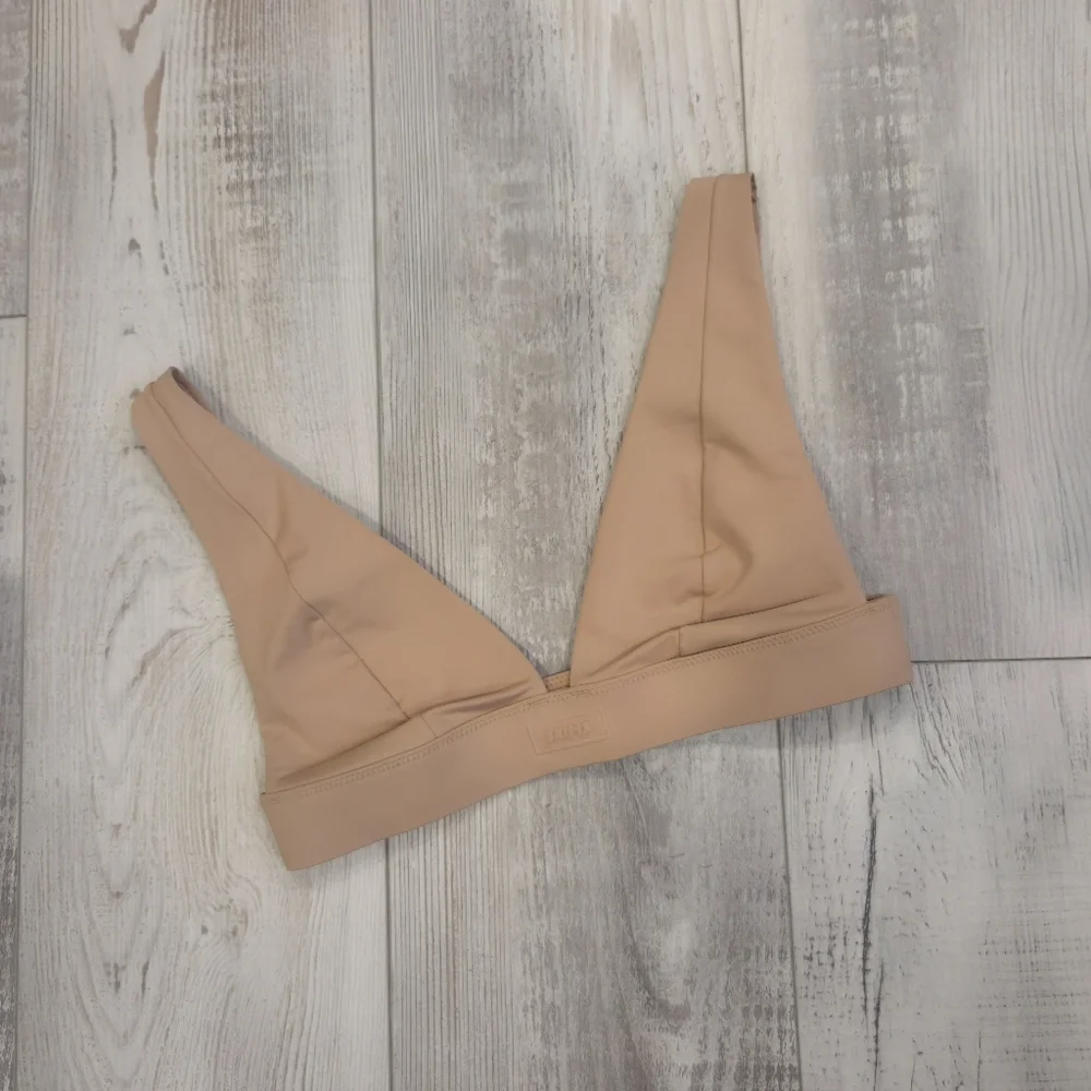 SKIMS Ochre Plunge Bikini Top